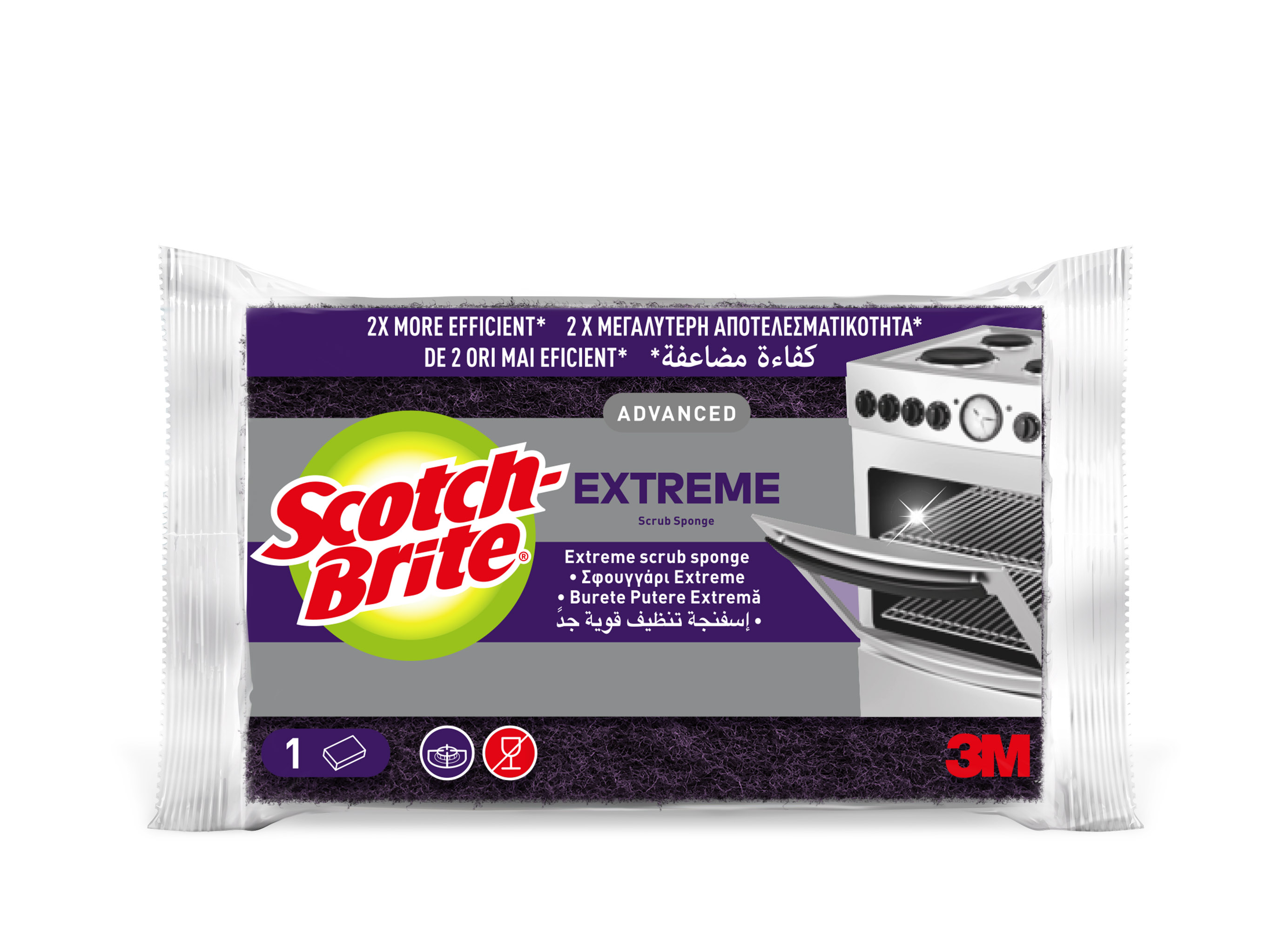 3M Σφουγγάρι για τη Κουζίνα Extreme Scotch-Brite (1 τεμ)