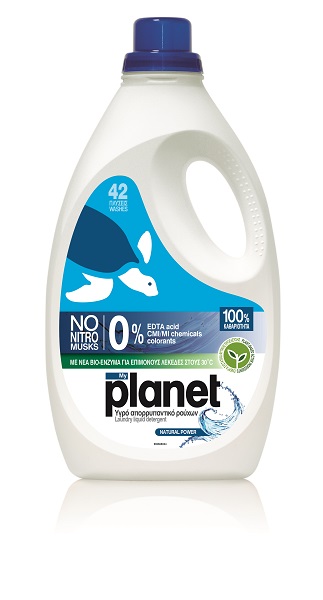 Liquid Laundry Detergent Natural Power Planet 42caps 2.1lt