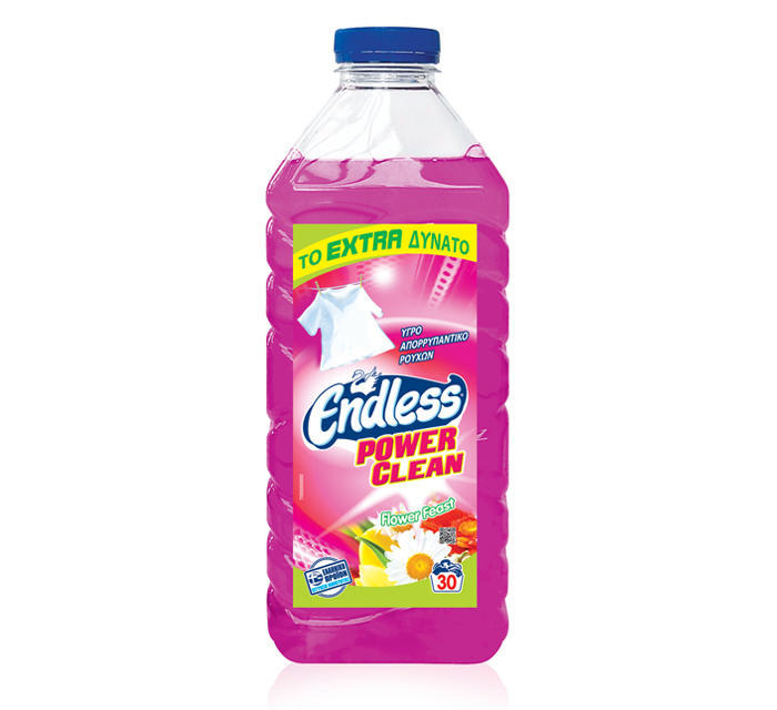 Υγρό Πλυντηρίου Ρούχων Power Clean Flower Endless (30Μεζ/1850 ml)
