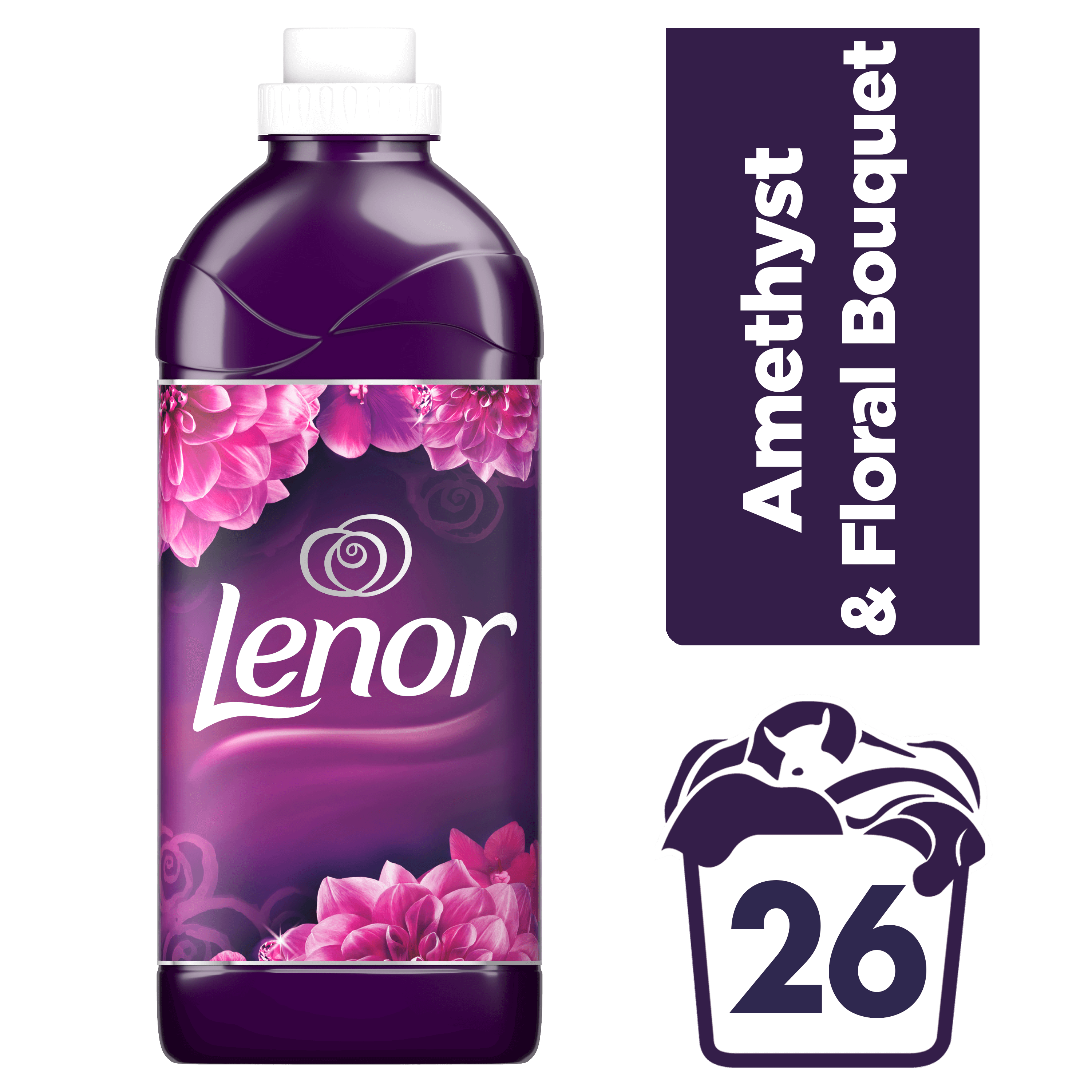 Μαλακτικό Ρούχων Amethyst & Floral Lenor (26 μεζ)