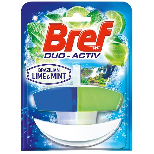 Καθαριστικό Υγρό Τουαλέτας Duo Activ Brazilian Lime & Mint Bref Wc (50ml)