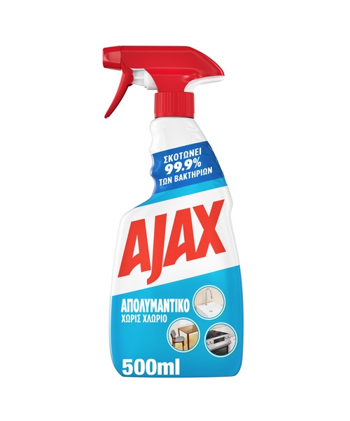 Καθαριστικό Spray Επιφανειών Χωρίς Χλώριο Ajax (500 ml)