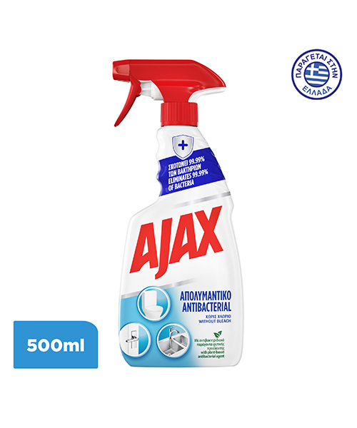 Καθαριστικό Spray Επιφανειών Χωρίς Χλώριο Ajax (500 ml)