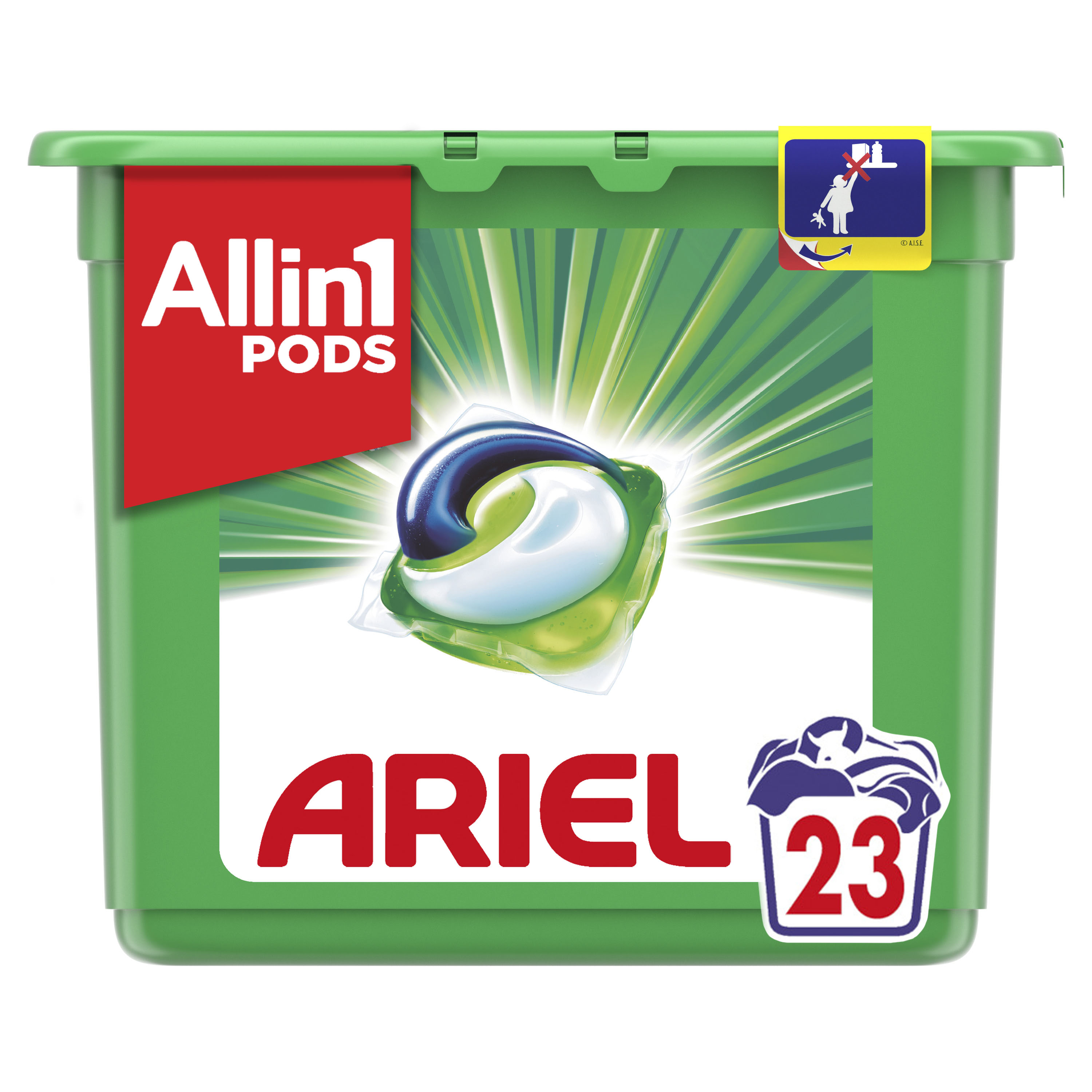 Κάψουλες Πλυντηρίου Allin1 Pods Mountain Spring Ariel (23τεμ)