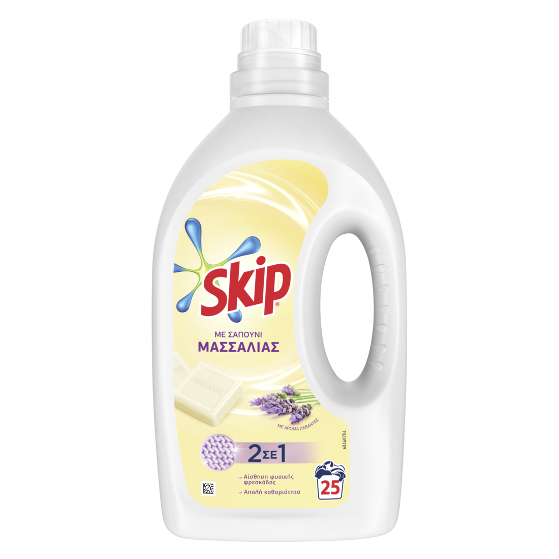 Υγρό Απορρυπαντικό Ρούχων Μασσαλίας Skip (25μεζ/ 1,25lt)