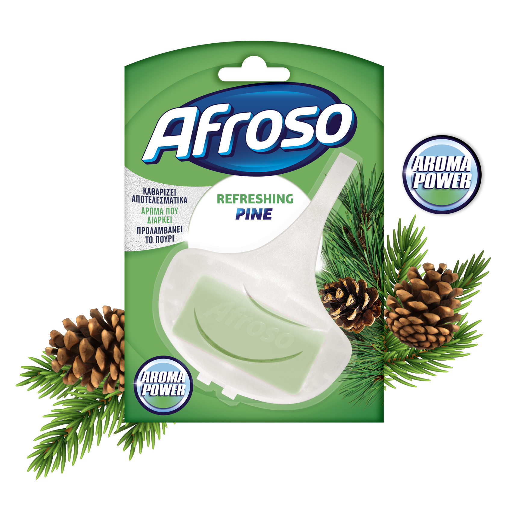 Block Τουαλέτας Set Πεύκο Afroso (40g)