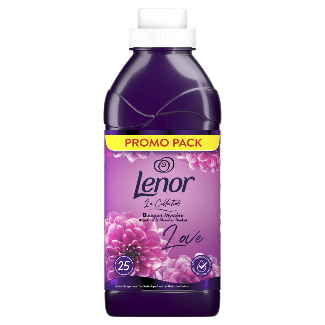 Μαλακτικό Ρούχων Love Amethyst Lenor (25 Μεζ) 1+1Δώρο