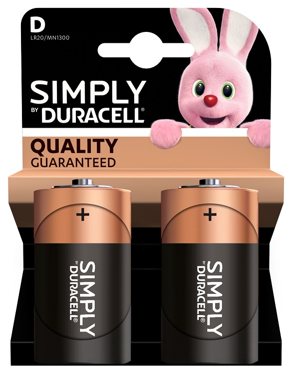 Duracell Μπαταρίες D, Duracell (2τεμ.)