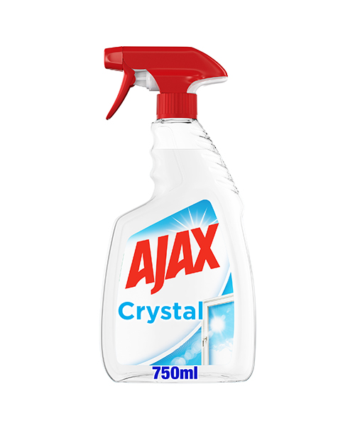 Υγρό Spray για τα Τζάμια Crystal Clean Ajax (750ml)