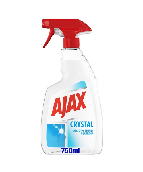 Colgate-Palmolive Υγρό Spray για τα Τζάμια Crystal Clean Ajax (750ml)