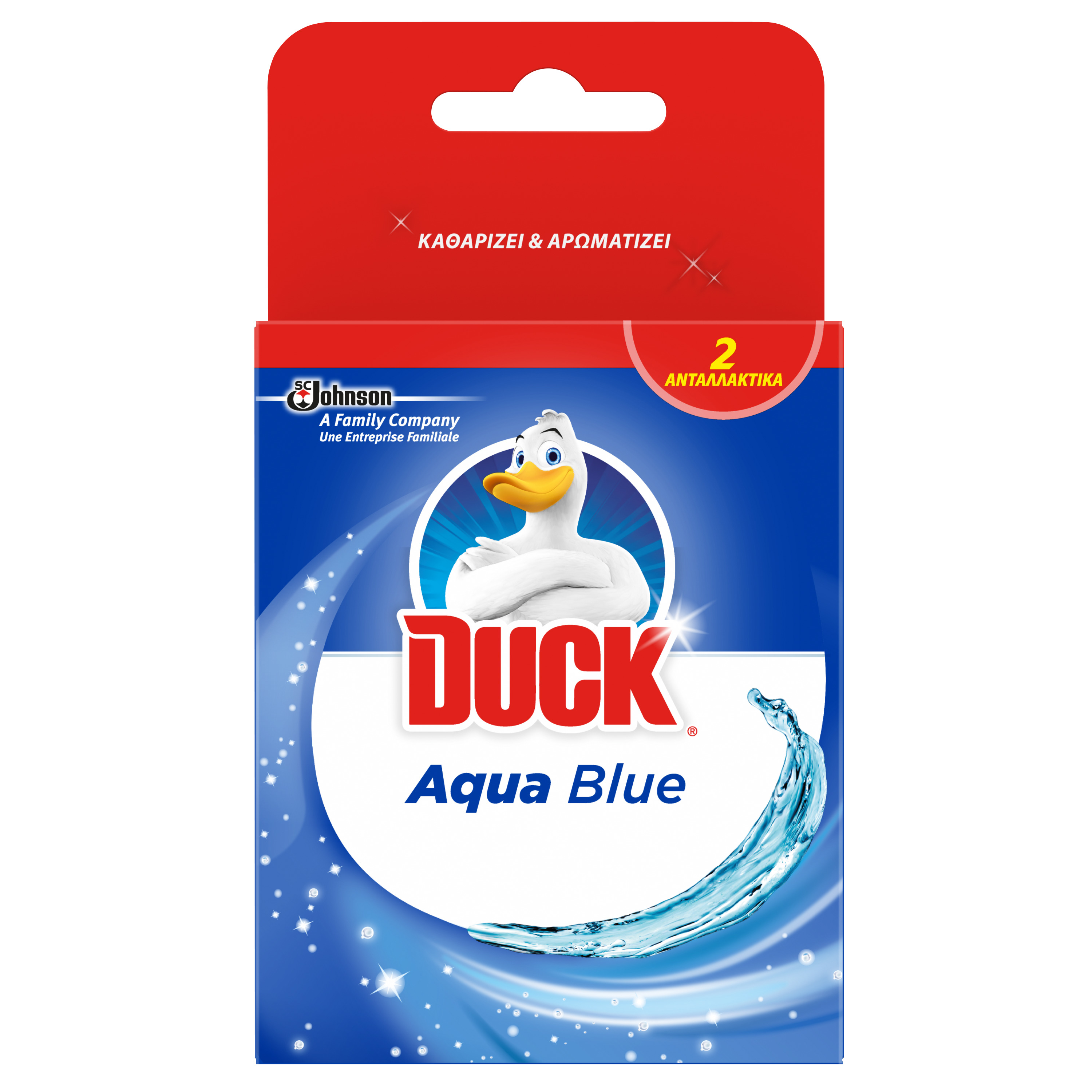 Ανταλλακτικό Block Τουαλέτας Aqua Blue Duck (2×40 g)