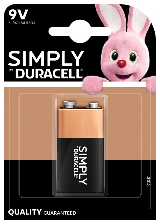 Duracell Μπαταρία 9V, Duracell (1τεμ.)