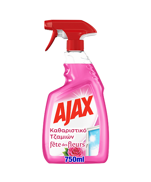 glass cleaning spray fete des fleurs flowers bouquet ajax 750ml
