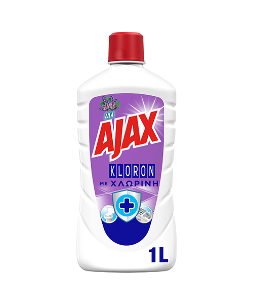 Colgate-Palmolive Υγρό Καθαριστικό Πατώματος Kloron Lila Ajax (1lt)