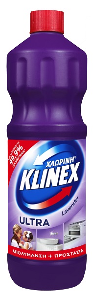 Χλωρίνη Ultra Protection Λεβάντα Klinex (1,25 lt)
