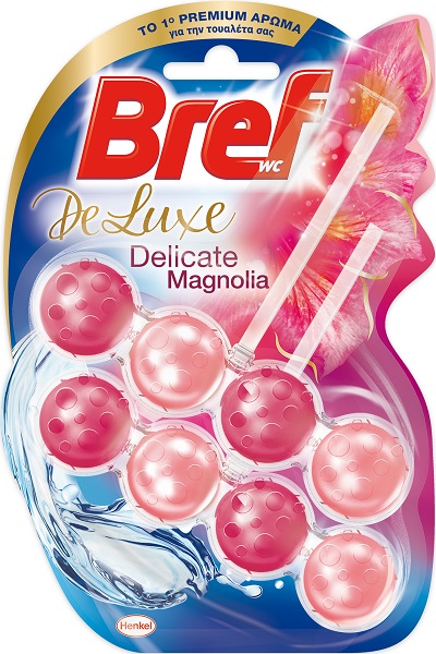 Μπλοκ Τουαλέτας De Luxe Pink Magnolia Bref Wc (2x50g)