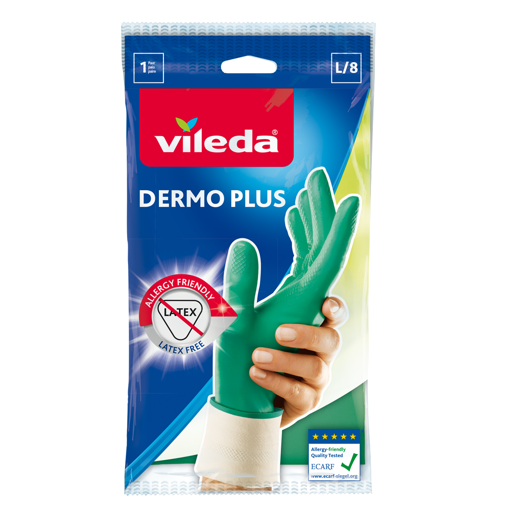 Γάντια Dermo Plus Large Vileda (1 τεμ)