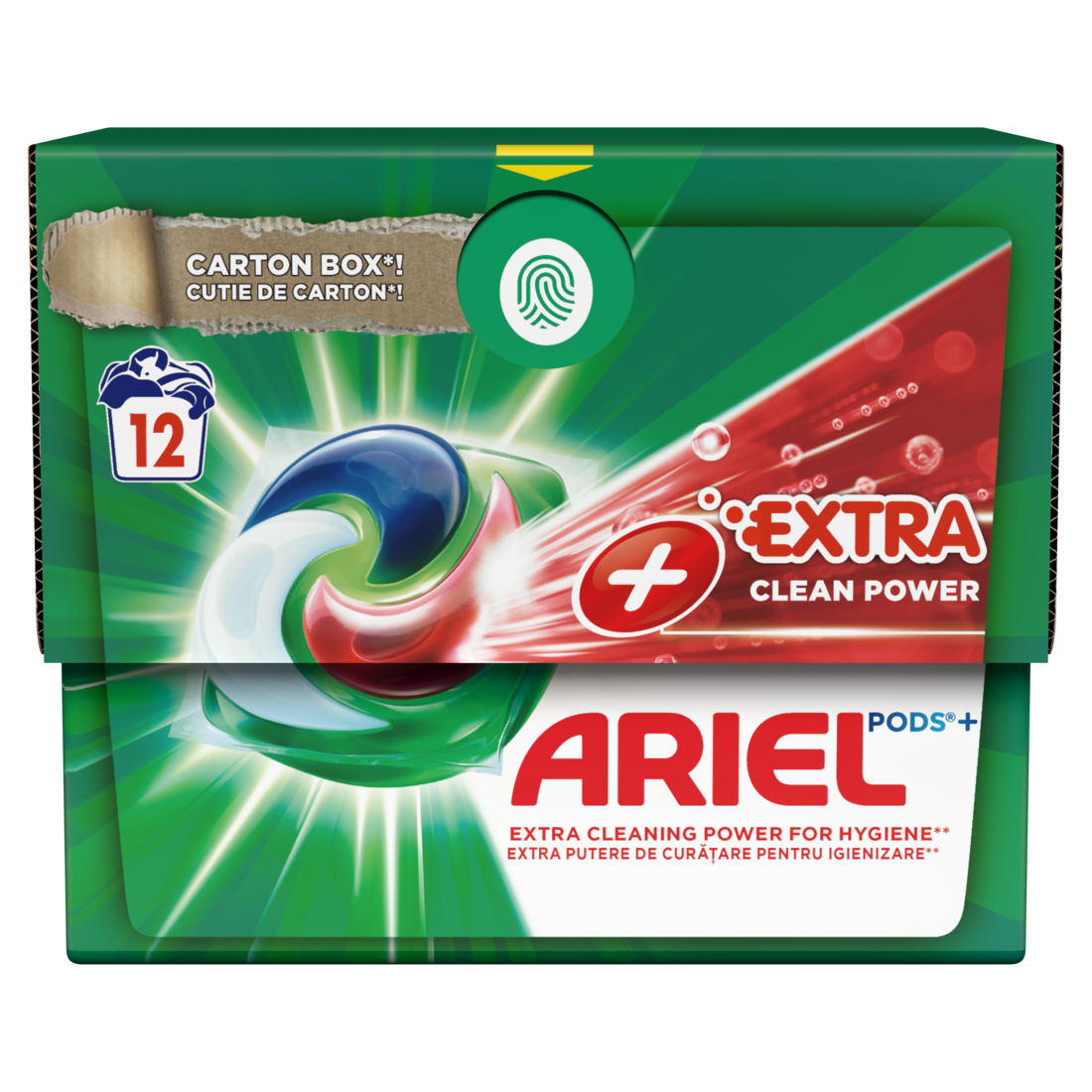 Κάψουλες Πλυντηρίου Ρούχων All In 1 Extra Clean Ariel (12 μεζ)