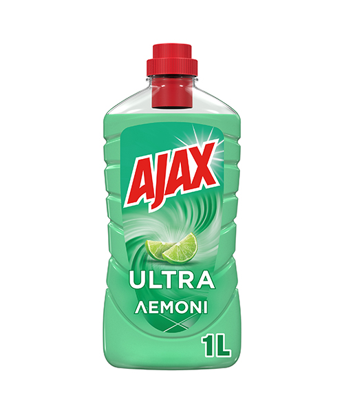 Υγρό Καθαριστικό Πατώματος Ultra Λεμόνι Ajax (1 lt)