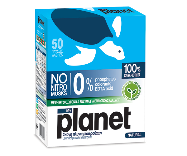 Σκόνη Πλυντηρίου Planet (50μεζ)