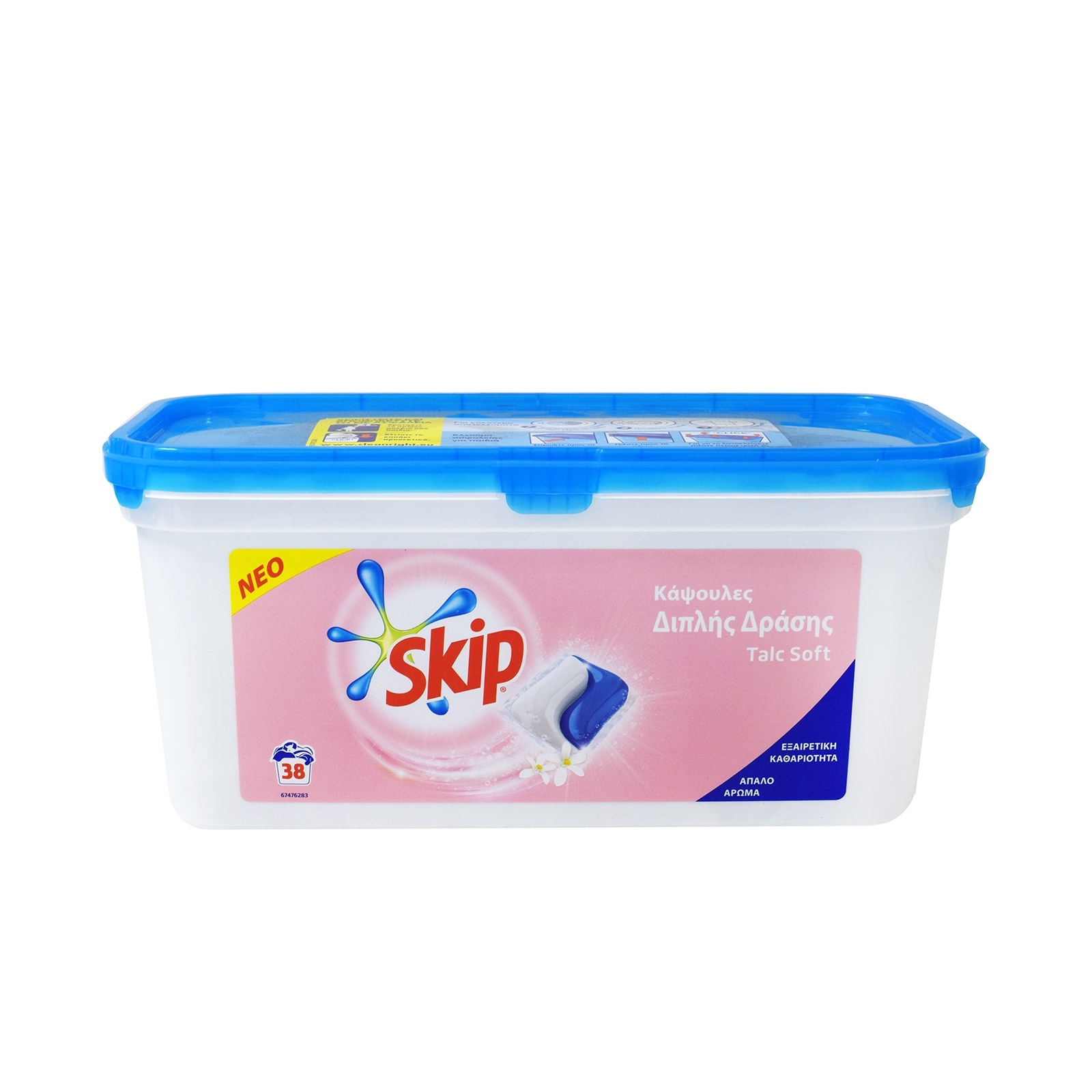 Υγρές Κάψουλες Duo Caps Talc Soft Skip (3×38μεζ) τα 3τεμ -35%