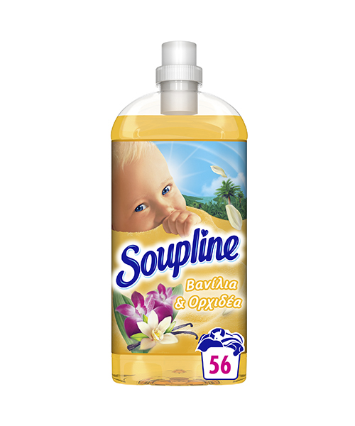 Συμπυκνωμένο Μαλακτικό Ρούχων Βανίλια Soupline (56μεζ/ 1300ml)