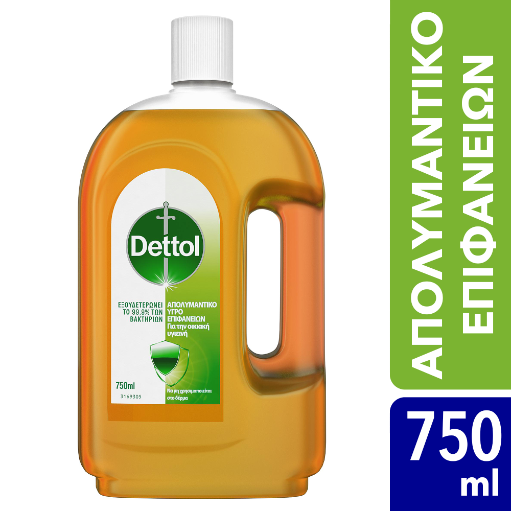 Υγρό Απολυμαντικό Επιφανειών Dettol (750ml)