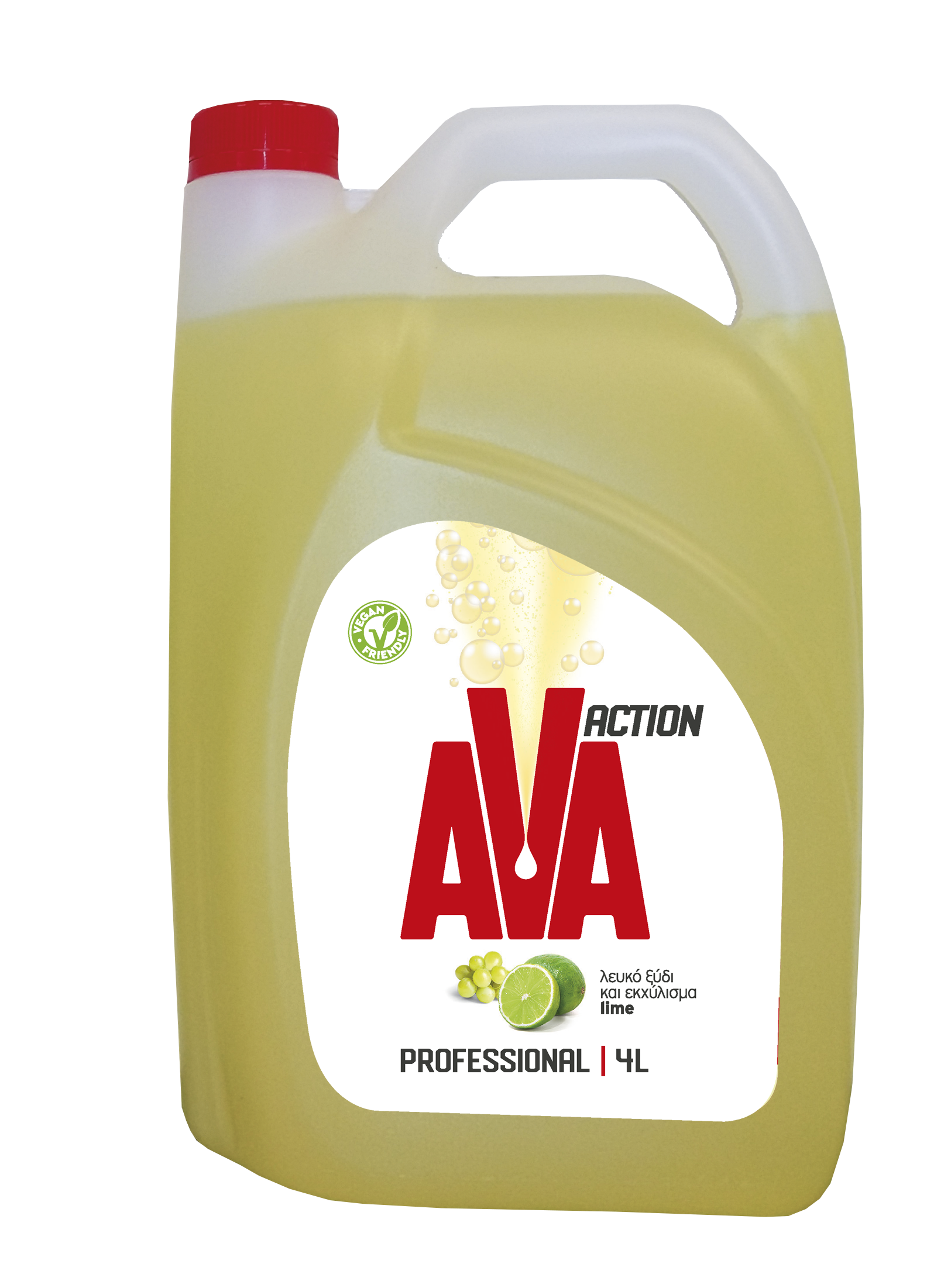 Υγρό Πιάτων Action Ξύδι Ava (4 lt)