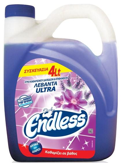 Ultra Υγρό Δαπέδου Λεβάντα Endless (4lt)