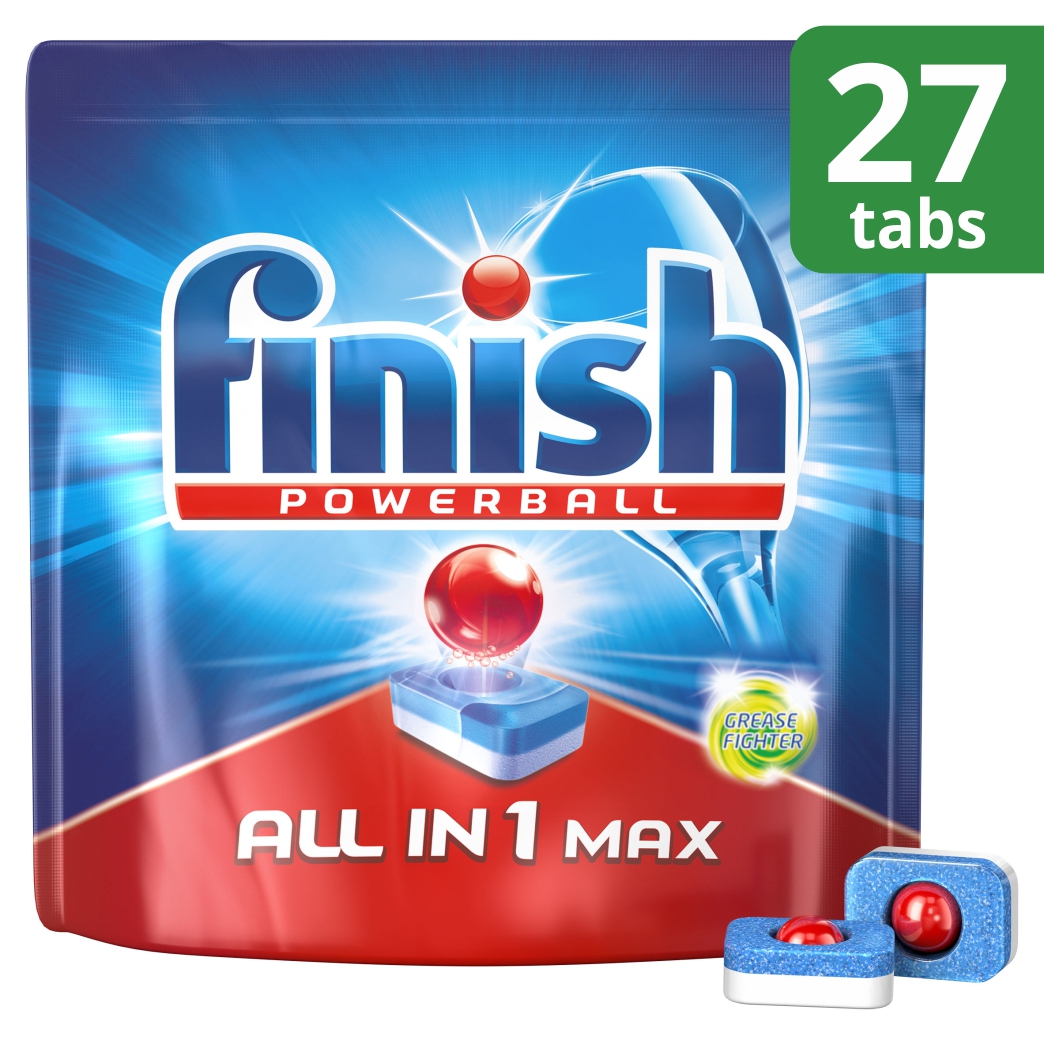 Ταμπλέτες Πλυντηρίου Πιάτων All in1 max Grease Fighter Finish (27 τεμ)