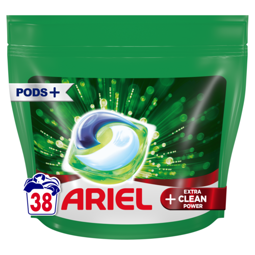 Κάψουλες Πλυντηρίου Ρούχων All In 1 Extra Clean Ariel (38μεζ)