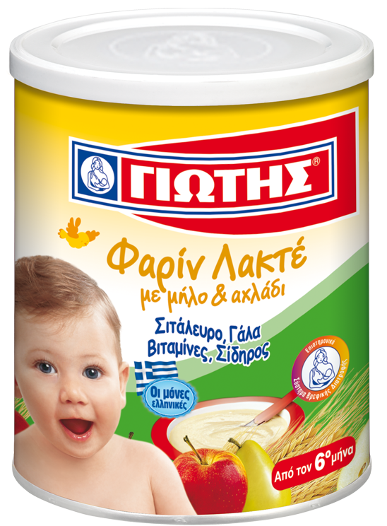 Γιώτης Φαρίν Λακτέ με μήλο και αχλάδι (300g) -0,60