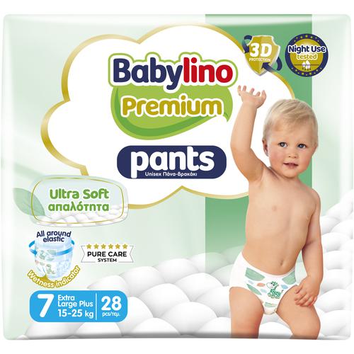 Mega Disposables Πάνα βρακάκι Pants Premium Babylino Nο7 (15-25kg) (28 τεμ)