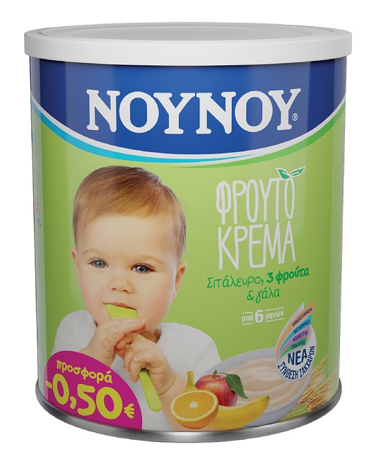 Φρουτόκρεμα με 3 Φρούτα ΝΟΥΝΟΥ (300 g) -0,50€