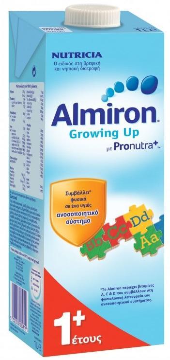 Γάλα Almiron Growing Up 1+ Nutricia (1 lt)