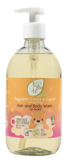 Organic Brands Βιολογικό Αφρόλουτρο και Σαμπουάν Μωρού με Έγχυμα Μούρων Bioconte (500ml)