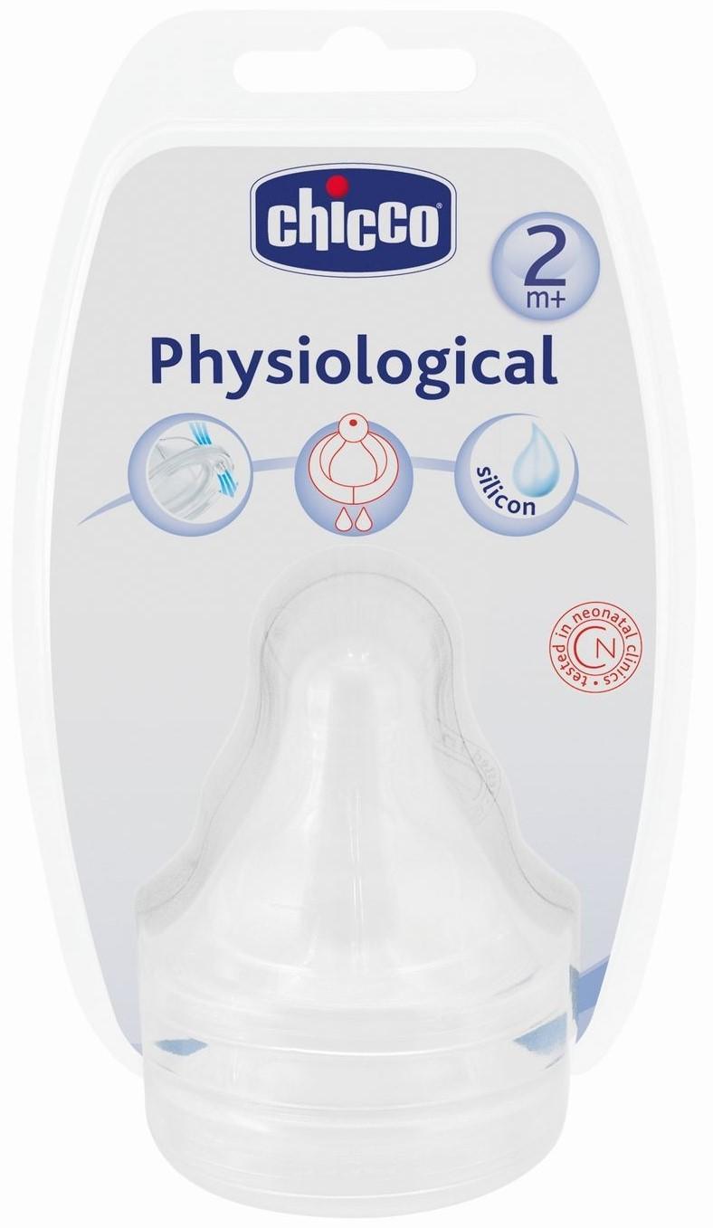 Θηλή για Μπιμπερό 2+μηνών Chicco (2 τεμ)