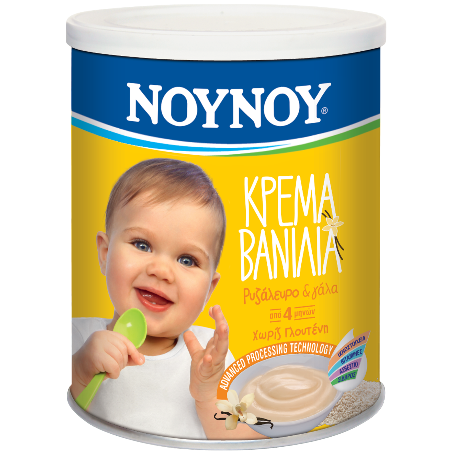 FrieslandCampina Hellas Κρέμα Βανίλια Νουνού (350 g)