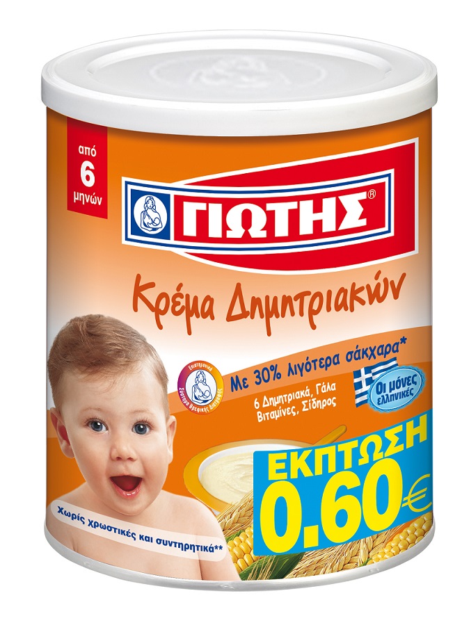 Κρέμα Δημητριακών Γιώτης (300 g) -0,60€