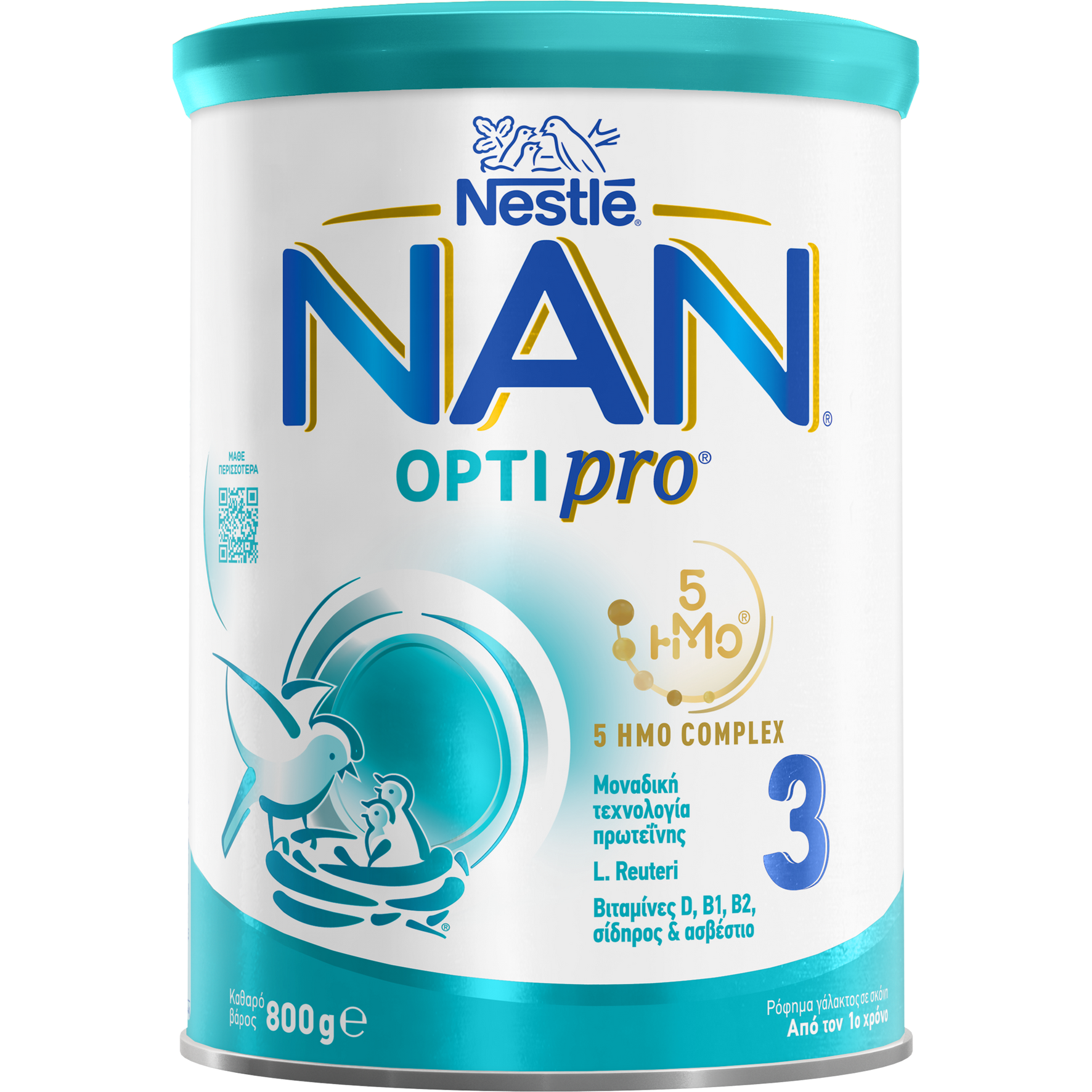 Nestle Γάλα 3ης Βρεφικής Ηλικίας σε Σκόνη NAN Optipro 3 Nestle (800 g)