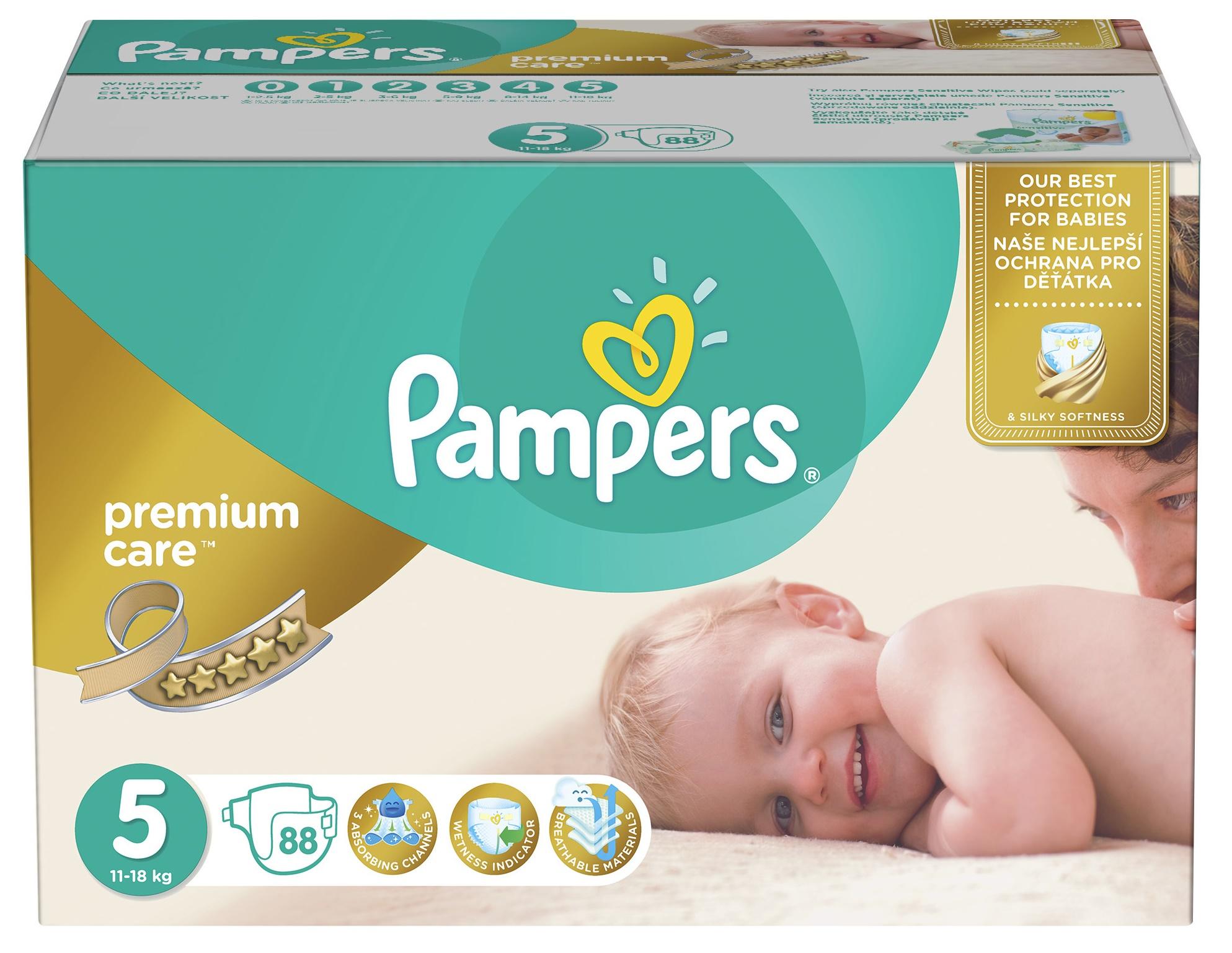 Pampers premium clearance care 88