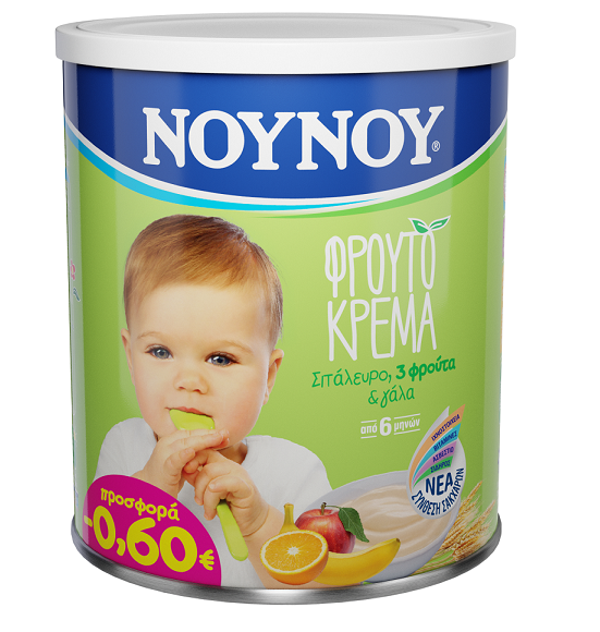 Φρουτόκρεμα με 3 Φρούτα ΝΟΥΝΟΥ (300 g) -0,60€