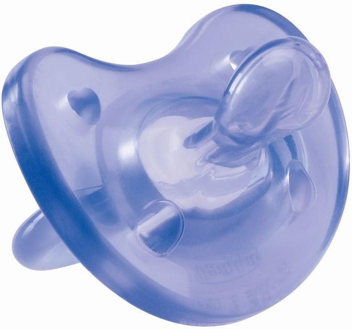 Πιπίλα Physio Soft Oλο Σιλικόνη Μωβ 6-16 Μηνών Chicco (1 τεμ)