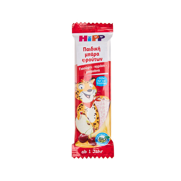Μπάρα Φρούτων Κεράσι Μπανάνα Γιαούρτι Hipp (23g)