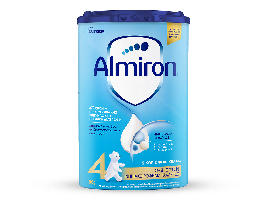 Nutricia Νηπιακό Ρόφημα Γάλακτος σε Σκόνη 2-3 ετών Almiron 4 Nutricia (800g)