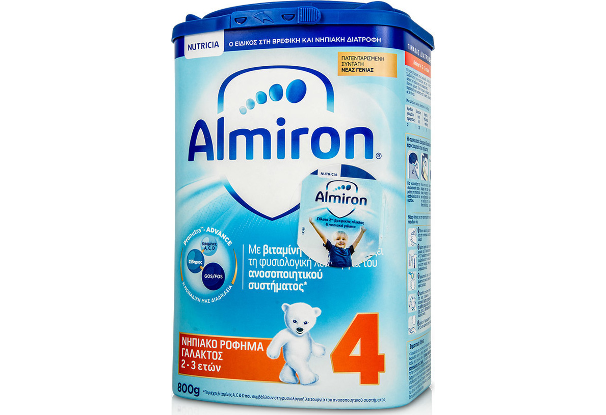 Νηπιακό Ρόφημα Γάλακτος σε Σκόνη 2-3 ετών Almiron 4 Nutricia (800g)
