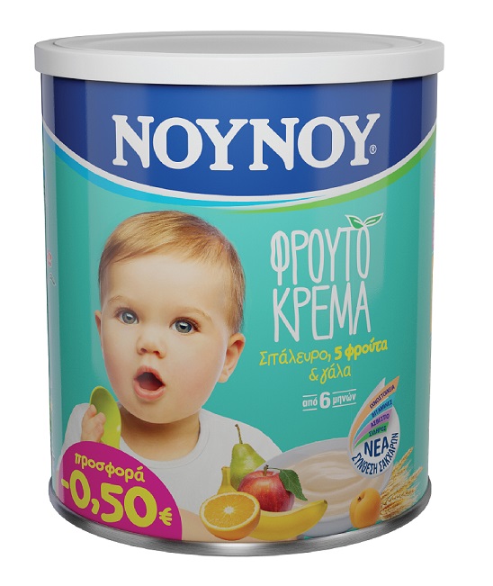 Φρουτόκρεμα με 5 Φρούτα ΝΟΥΝΟΥ (300 g) -0,50€