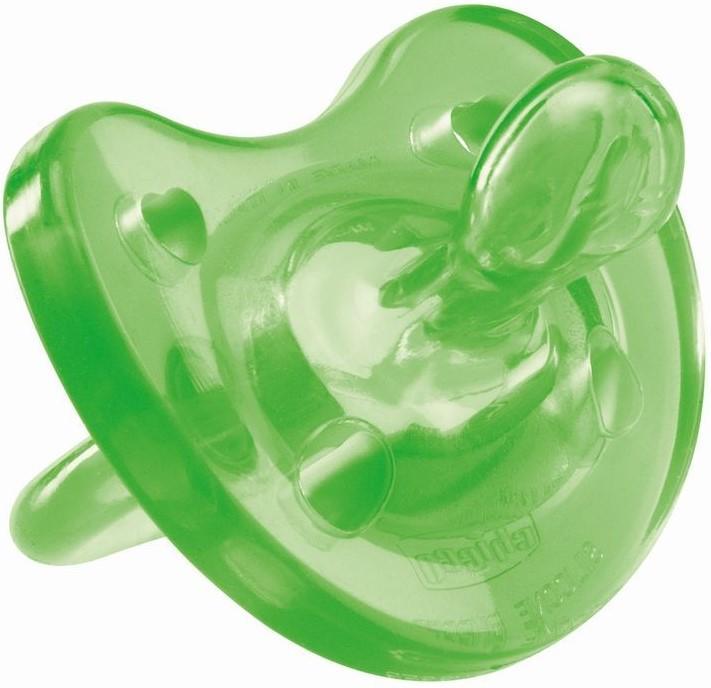 Πιπίλα Physio Soft Oλο Σιλικόνη Πράσινη 6-16 Μηνών Chicco (1 τεμ)