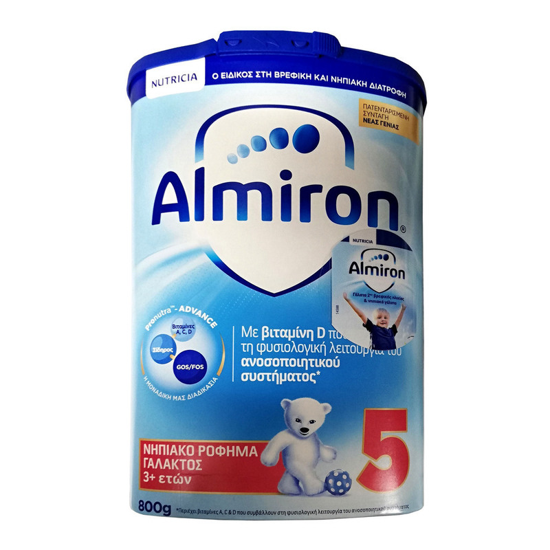 Νηπιακό Ρόφημα Γάλακτος σε Σκόνη 3+ ετών Almiron 5 Nutricia (800g)