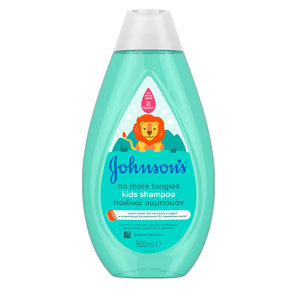 Johnson&Johnson Σαμπουάν Baby No More Tangles Johnson's (500ml)